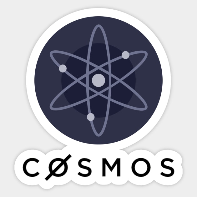 Cosmos Coin Cryptocurrency ATOM crypto Sticker by J0k3rx3